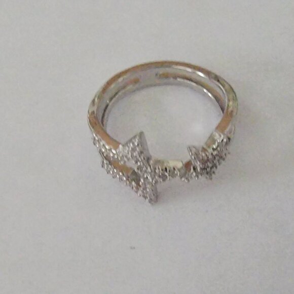 CZ Shooting Star Adjustable Ring - Picture 7 of 8